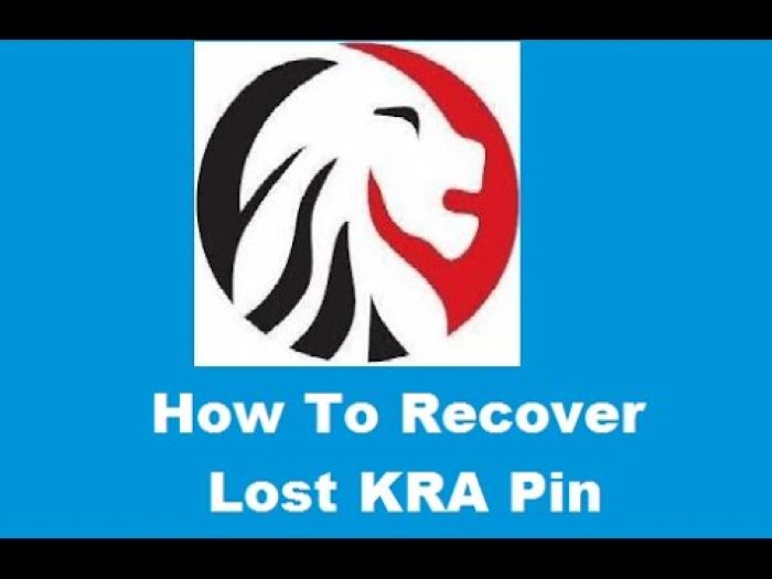 Recovering A Lost Kra Pin Number